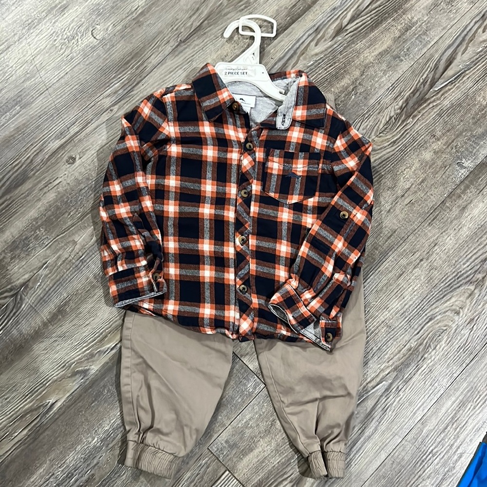 Tommy Bahama flannel outfit